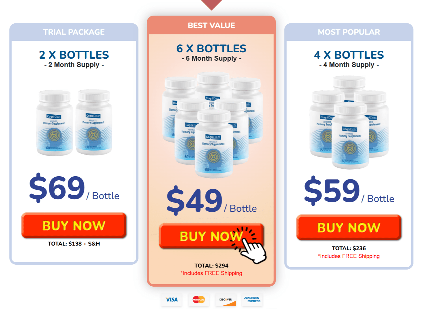 CogniClear discounts